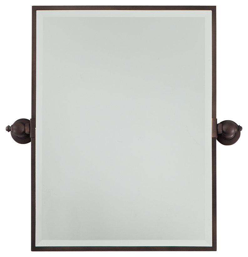Pivoting Mirrors - Rectangle Mirror - Beveled