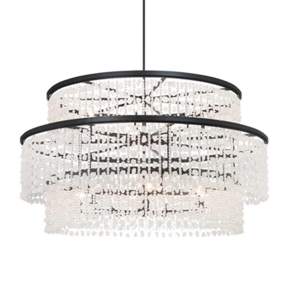 Shimmering Elegance 14 Light Chandelier