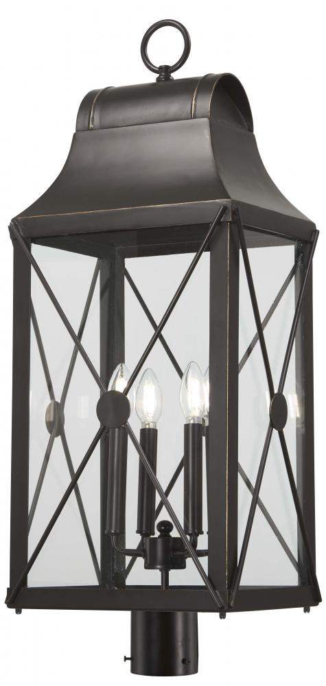 De Luz - 4 Light Outdoor Post Mount