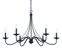 Minka-Lavery 1046-677 - Westchester County - 6 Light - 40" Chandelier