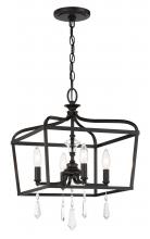 Minka-Lavery 4447-66A - Laurel Estate - 4 Light Foyer Semi Flush