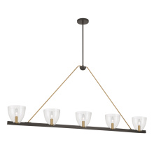 Minka-Lavery 12727-796 - Noellea 61" 5-Light Linear Chandelier