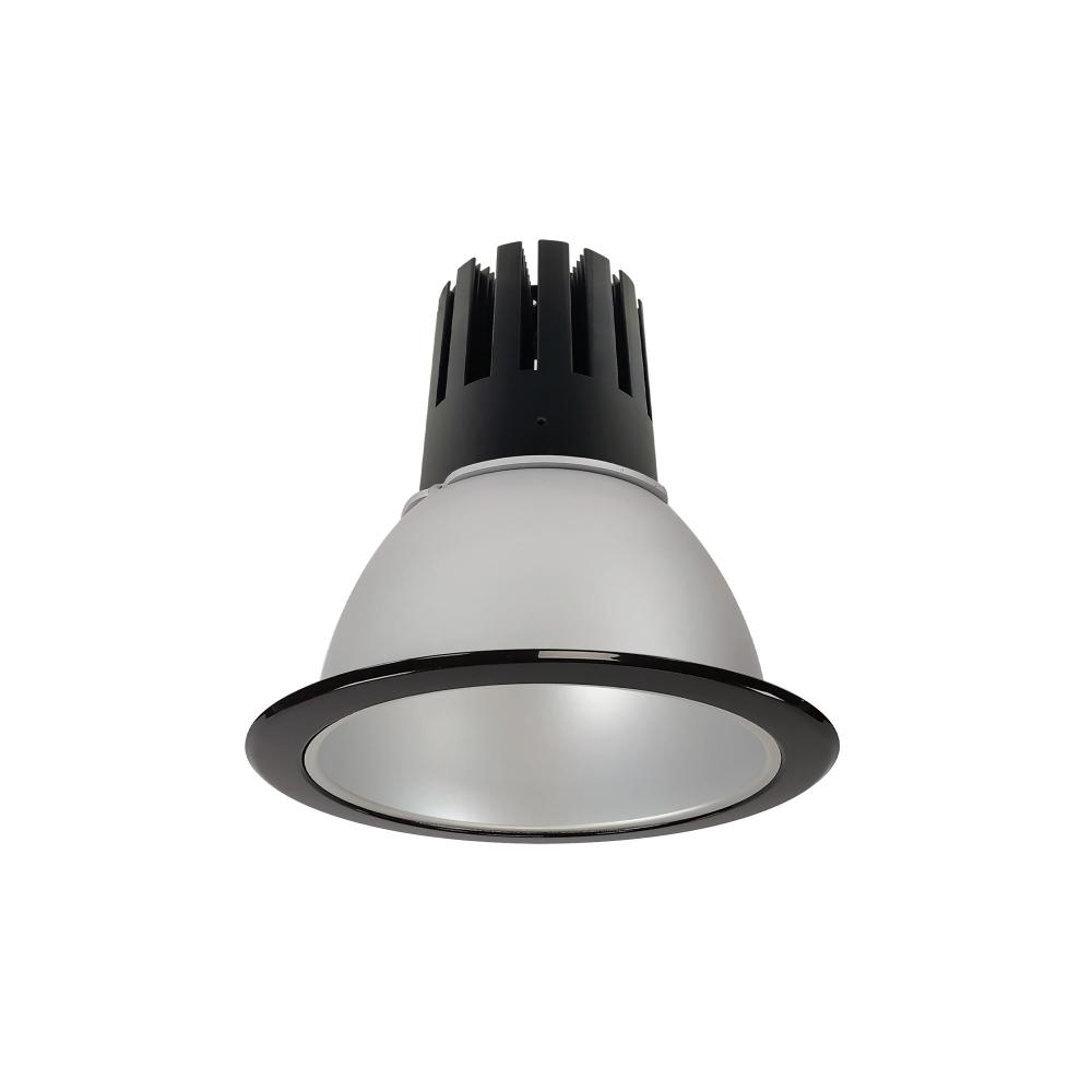 6" Sapphire III Round Open Reflector, 2500lm, 3000K, Narrow Flood Optic, Haze Reflector/Black