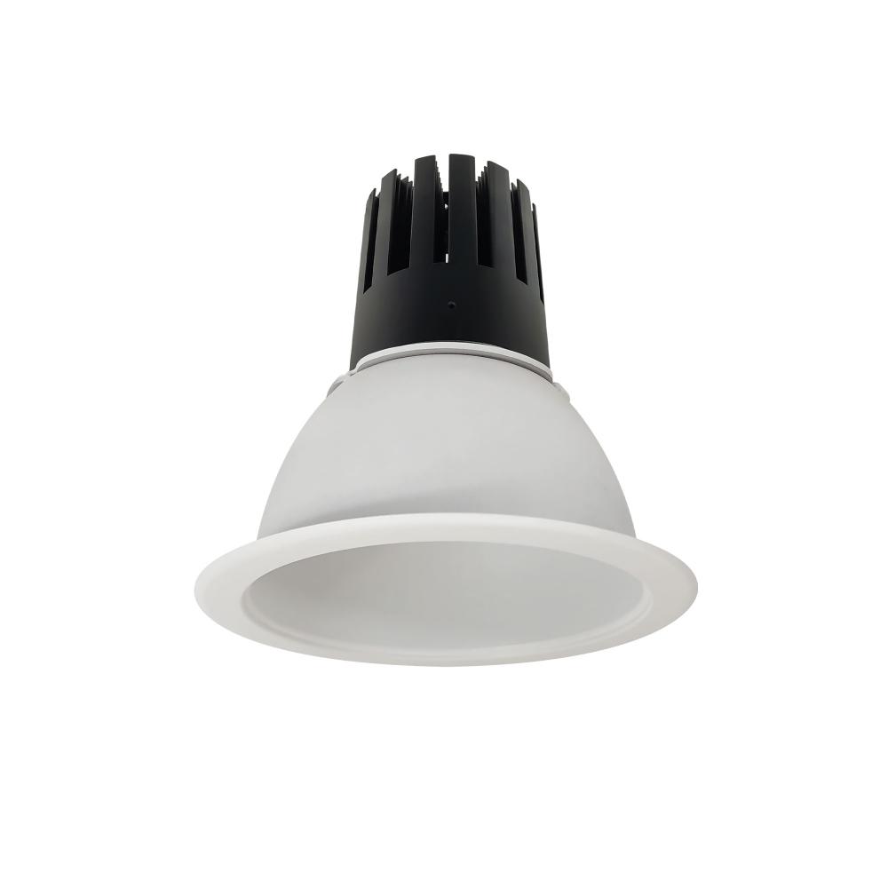 6" Sapphire III Round Open Reflector for Integral EM Test Switch, 2500lm, 4000K, Flood Optic,