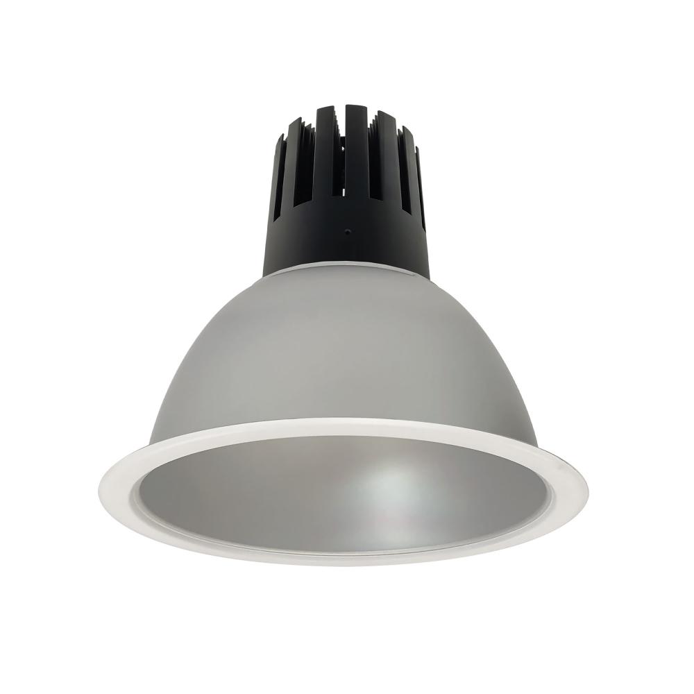 8" Sapphire III Round Open Reflector, 4500lm, 3500K, Flood Optic, Haze Reflector/Matte Powder