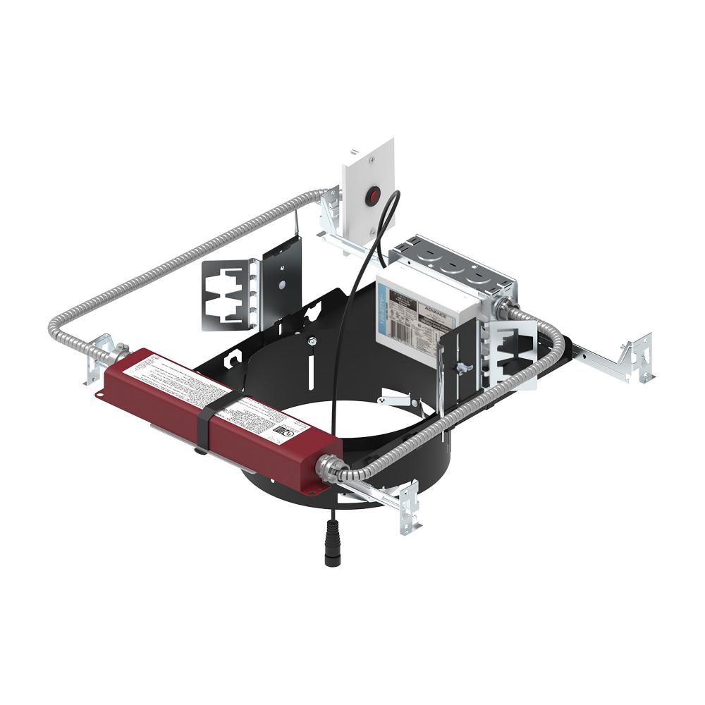 8" Sapphire III Non-IC New Construction Housing w/ Remote Test Switch EM Driver, 46W / 4500lm,