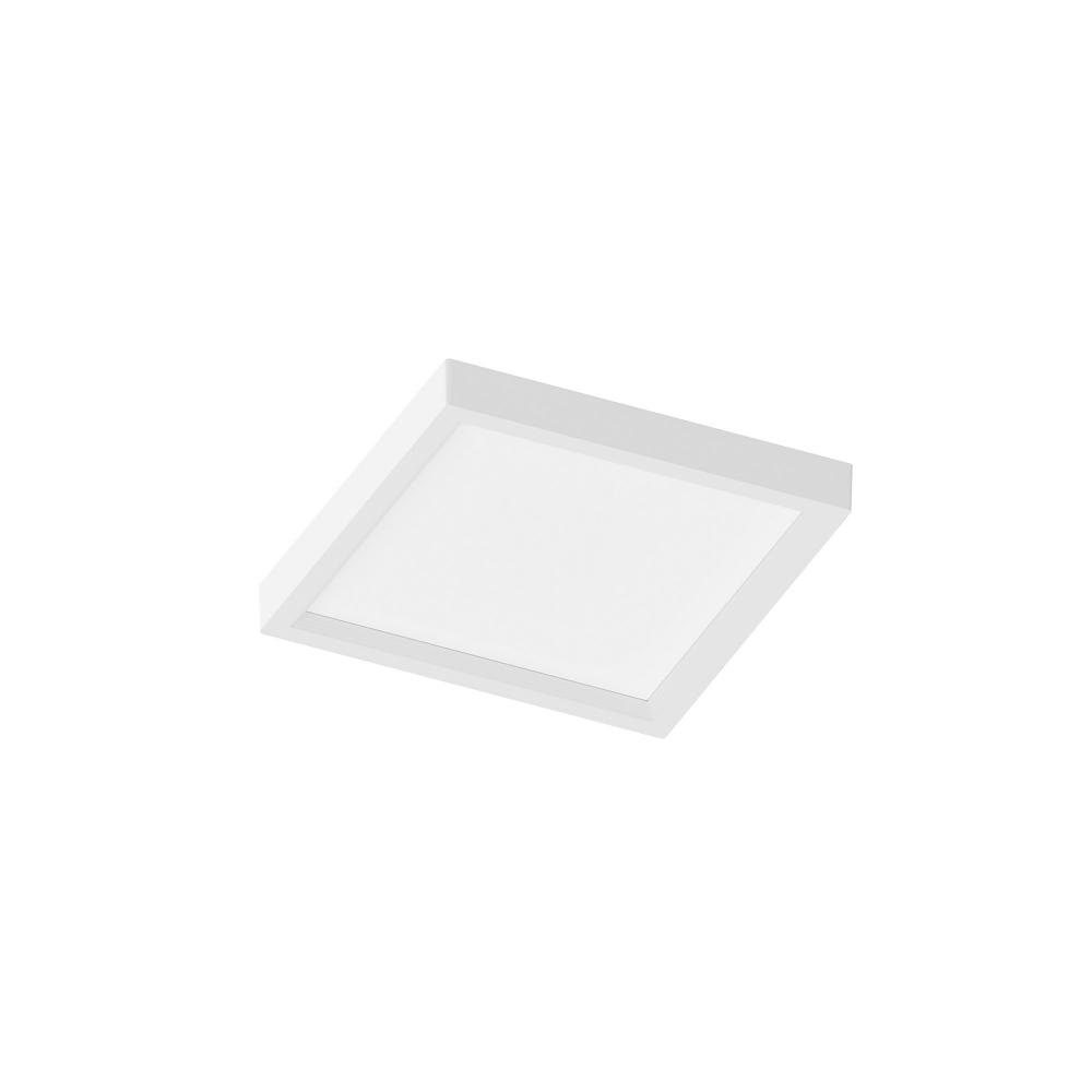 4" SURF Square LED Surface Mount with Dedicated CCT, 750lm / 11W, 2700K, Matte Powder White