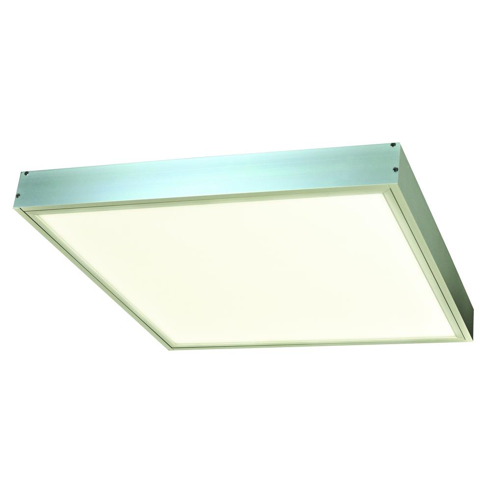 Slide-in Frame for Surface Mounting 2x2 Edge-Lit & Back-Lit Panels, Aluminum