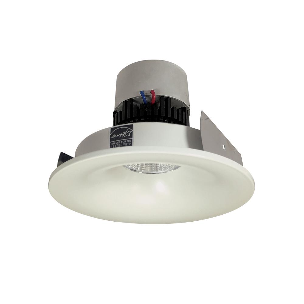 4" Pearl 120V LED Round Bullnose Retrofit, 1250lm / 10W, 3500K, Warm White Finish