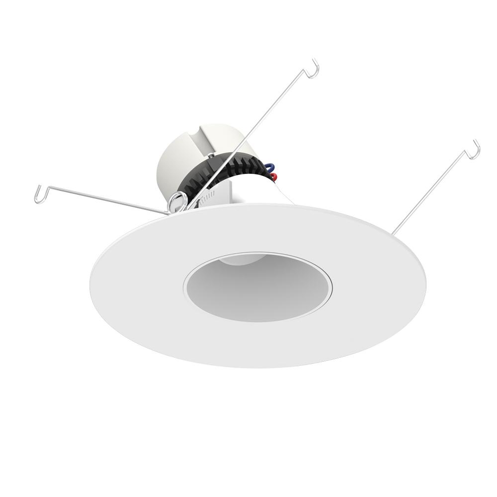 5"/6" Pearl 120V LED Round Adjustable Slot Retrofit, 1000lm / 10W, 3500K, Bright White