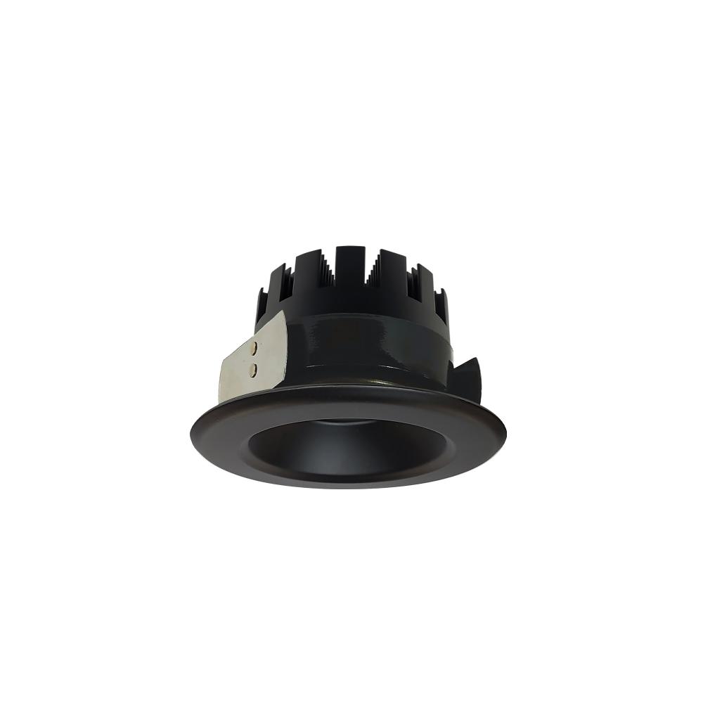 4" Marquise III Round Open Reflector, 900lm, 3000K, Narrow Flood Optic, Black Reflector/Black