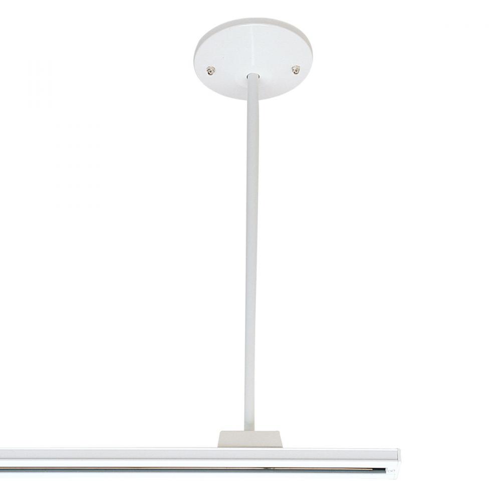 18" Pendant Assembly Kit for Track Systems, White Finish