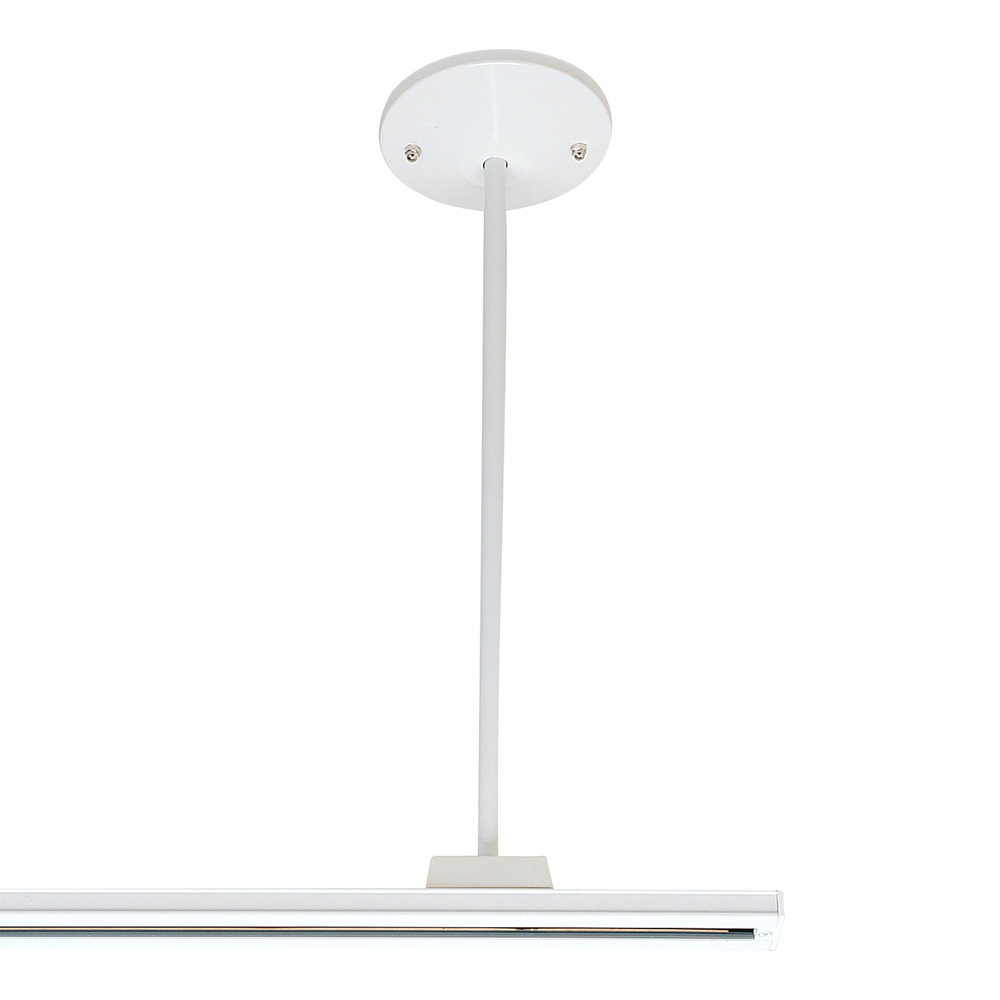 24" Pendant Assembly Kit for Track Systems, White Finish