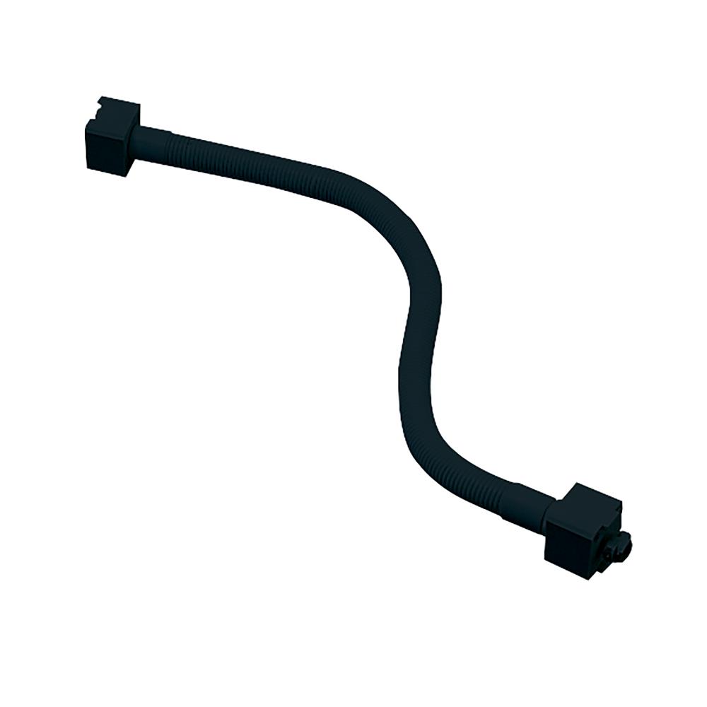 18" Flexible Track Head Extension Rod, Black Finish