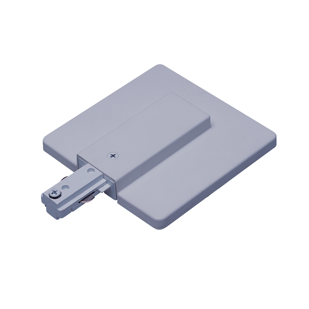 Live End Feed w/ Canopy, One-Circuit Track, Silver Finish