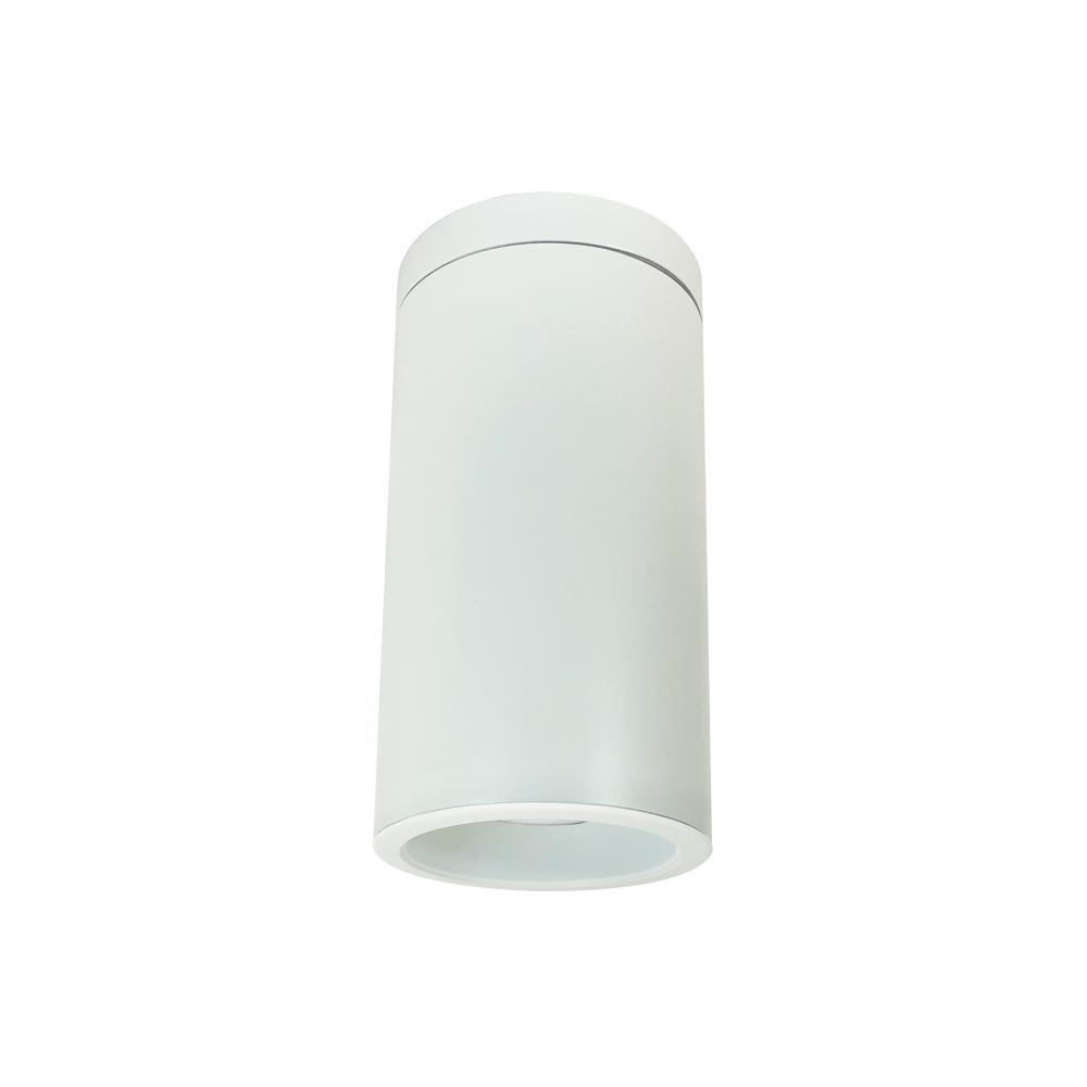 6" Cobalt Surface Mount Cylinder, White, 1000L, 3000K, White/White Reflector, 120V