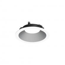 Nora NAPF-3RDNHZMPW/FL - 3" Apollo Round Flanged Downlight Trim with Frosted Lens, Haze Reflector / White Flange