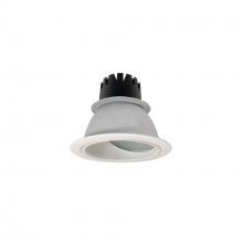 Nora NC3-46L130NMPW - 4" Sapphire III Round Wall Wash Reflector, 900lm, 3000K, Narrow Flood Optic, Matte Powder White