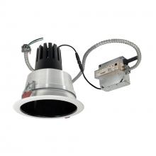 Nora NCR3-61L330FP01BMPW - 6" Sapphire III Retrofit, Black Reflector/Matte Powder White Flange, 120V; Phase Dimming, 2500lm