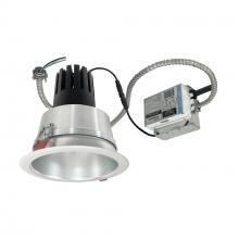 Nora NCR3-61L435FC01DMPW - 6" Sapphire III Retrofit, Diffused Clear Reflector/Matte Powder White Flange, 120V; 0-10V