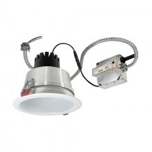 Nora NCR3-61L230FP01MPW - 6" Sapphire III Retrofit, Matte Powder White Reflector/Matte Powder White Flange, 120V; Phase