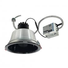 Nora NCR3-81L140FC12BB - 8" Sapphire III Retrofit, Black Reflector/Black Flange, 120-277V; 0-10V Dimming, 900lm / 11W,