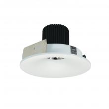 Nora NIO-4RNB40QMPW - 4" Iolite LED Round Bullnose, 10-Degree Optic, 950lm / 12W, 4000K, Matte Powder White Finish