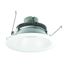 Nora NLCBC2-65135MPW/A - 6" Cobalt Click Round Retrofit Reflector, 750lm / 10W, 3500K, Matte Powder White Reflector /