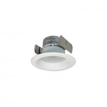 Nora NOX-43240WW/9 - 4" Onyx Retrofit LED, Round Baffle, 900lm, 14.5W, 4000K, 90+CRI, 120V, White