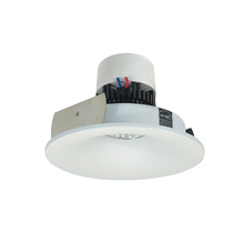 Nora NPR-4RNB27XMPW - 4" Pearl 120V LED Round Bullnose Retrofit, 1250lm / 10W, 2700K, Bright White Finish