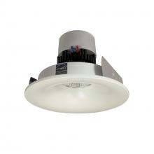Nora NPR-4RNB35XWW - 4" Pearl 120V LED Round Bullnose Retrofit, 1250lm / 10W, 3500K, Warm White Finish