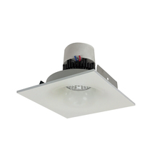 Nora NPR-4SNB35XWW - 4" Pearl 120V LED Square Bullnose Retrofit, 1250lm / 10W, 3500K, Warm White Finish