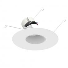 Nora NPR-56RSLA30XMPW - 5"/6" Pearl 120V LED Round Adjustable Slot Retrofit, 1000lm / 10W, 3000K, Bright White