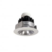 Nora NRMC3-41L130NDW - 4" Marquise III Retrofit, Diffused Clear Reflector/White Flange, 120-277V; 0-10V Dimming, 1300lm