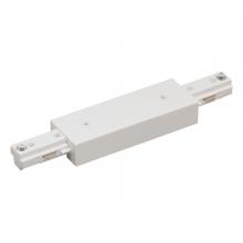 Nora NT-312W - I-Connector for One-Circuit Track, White Finish