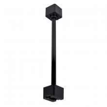 Nora NT-322B/12 - 12" Track Head Extension Rod, Black Finish