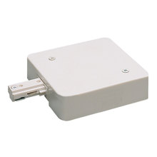 Nora NT-348W - Live End Feed for One-Circuit Track, White Finish