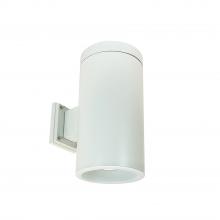 Nora NYLD2-6W10130WWW4 - 6" Cobalt Wall Mount Cylinder, White, 1000L, 3000K, White/White Reflector, 120V Triac/ELV/0-10V