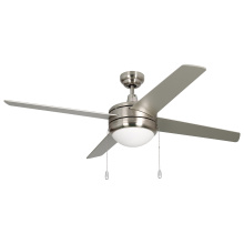 RP Lighting Plus Fans 1044LED-1BN-BN - Contempo IV 52" 3 Blade Indoor Ceiling Fan