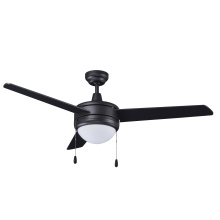 RP Lighting Plus Fans 1079LED-MBK-MBK - Contempo 50" 3 Blade Indoor Ceiling Fan