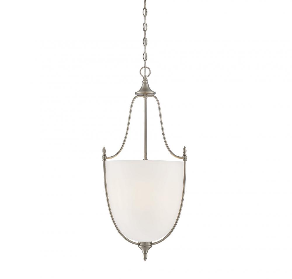 Herndon 3-Light Pendant in Satin Nickel