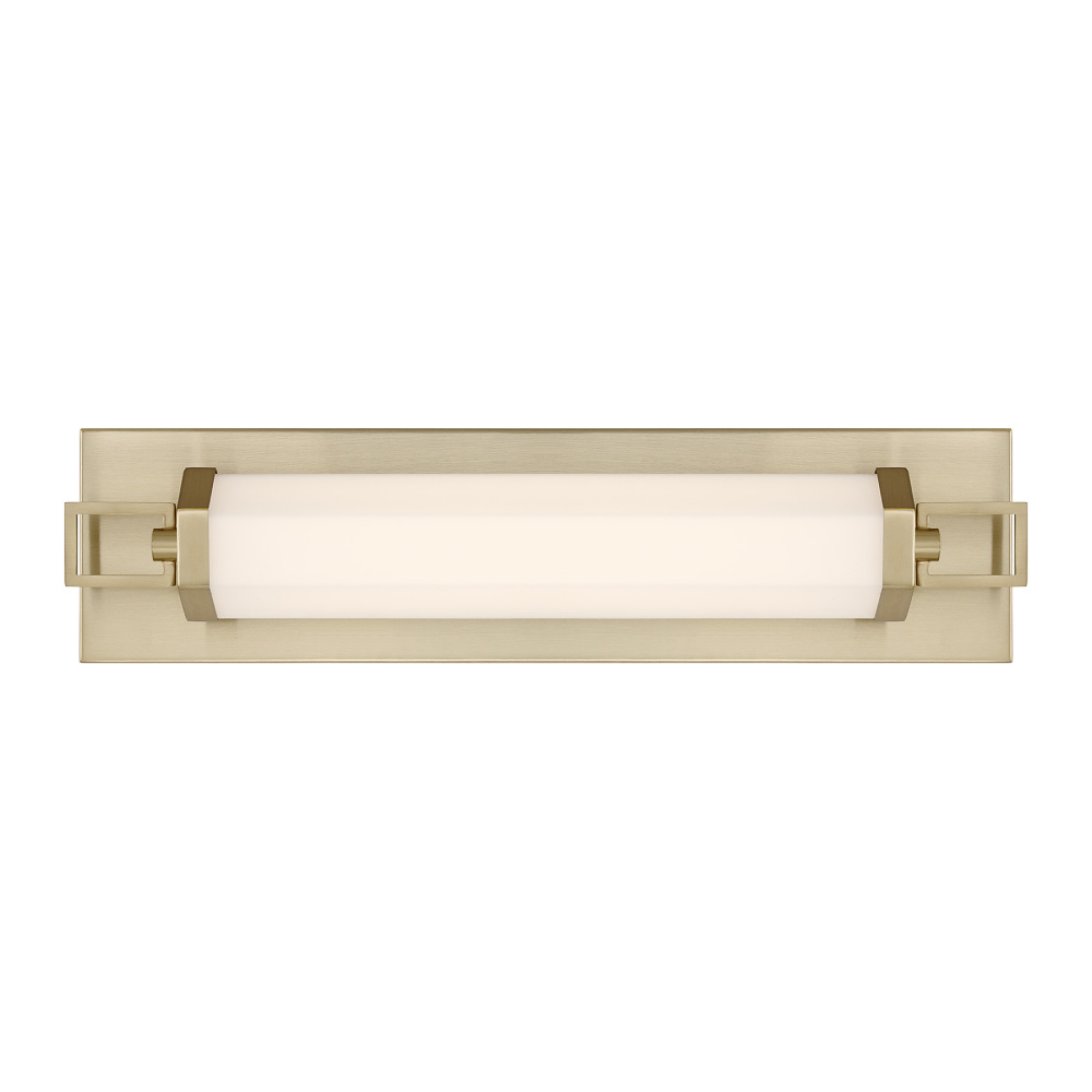 Parker 18" LED Bathroom Vanity Light in Noble Brass