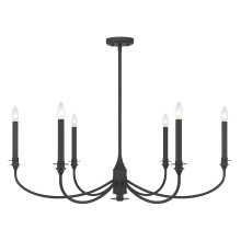 Savoy House 1-1500-6-89 - Coventry 6-Light Chandelier in Matte Black