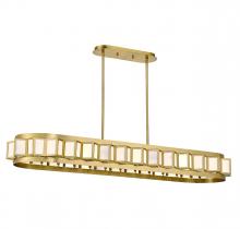 Savoy House 1-3165-8-322 - Gideon 8-Light Linear Chandelier in Warm Brass
