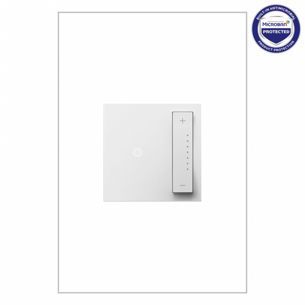 adorne 700W sofTap Tru-Universal Dimmer, White, with Microban