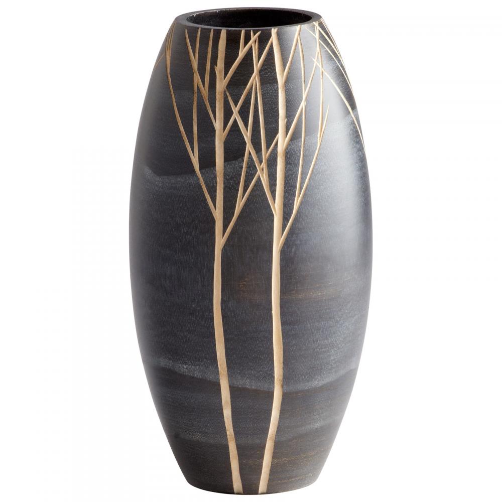 Onyx Winter Vase | Black-SM