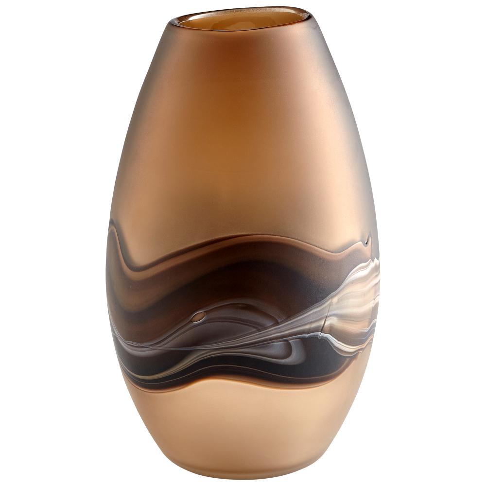Nina Vase | Amber Swirl | Medium