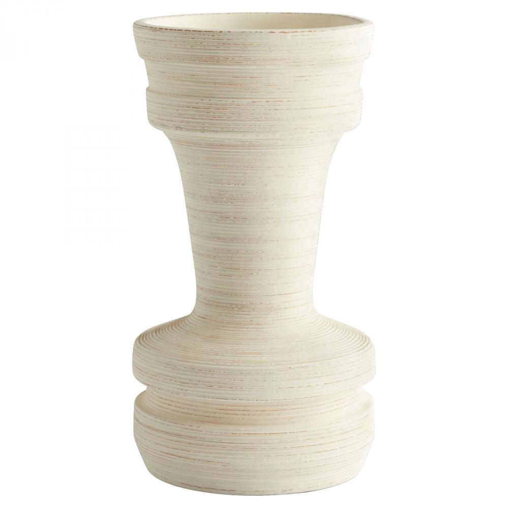 Taras Vase | White | Medium