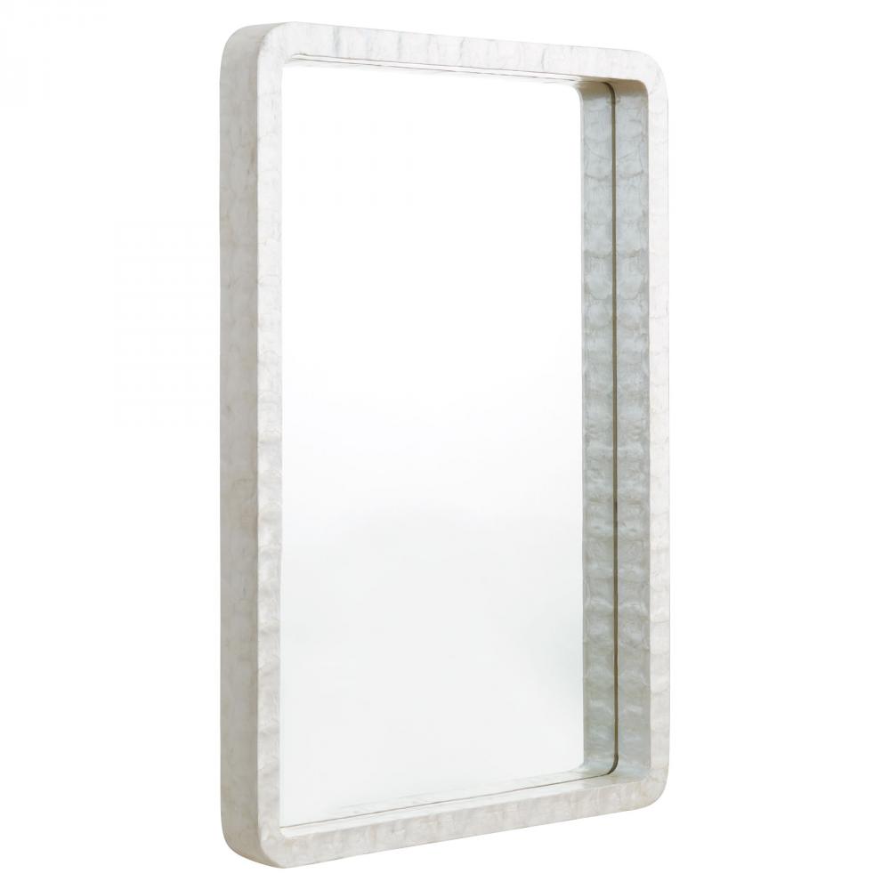 Triton Rectangular Mirror | White