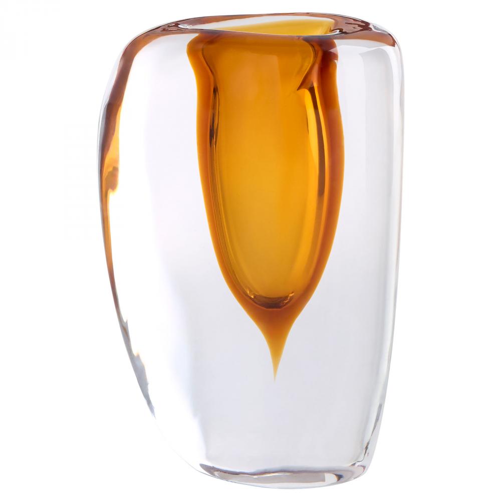 Rovno Vase | Amber | Clear | Medium